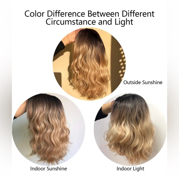 🦄 BLONDE OMBRE  SIDE PART SHORT WAVY BOB LACE FRONT WIG
ARRIVES NEW
💖 - Picture 7 of 7